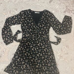 Abercrombie & Fitch Black Floral Dress